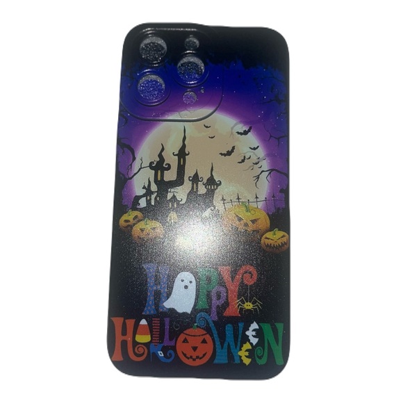 iPhone 14 ProMax Halloween Night Art Soft Phone Case NWT - Picture 2 of 9